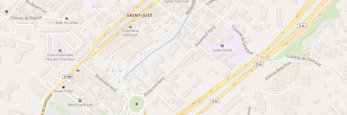 Plan du 27 Bd Barry à Marseille 13e Arrondissement