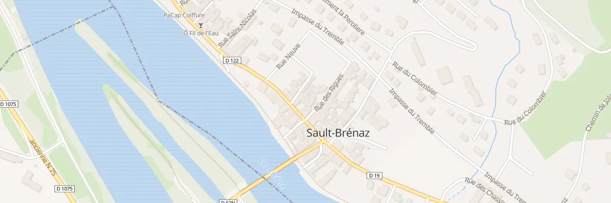 Plan du 16T Gr Grande Rue à Sault-Brénaz