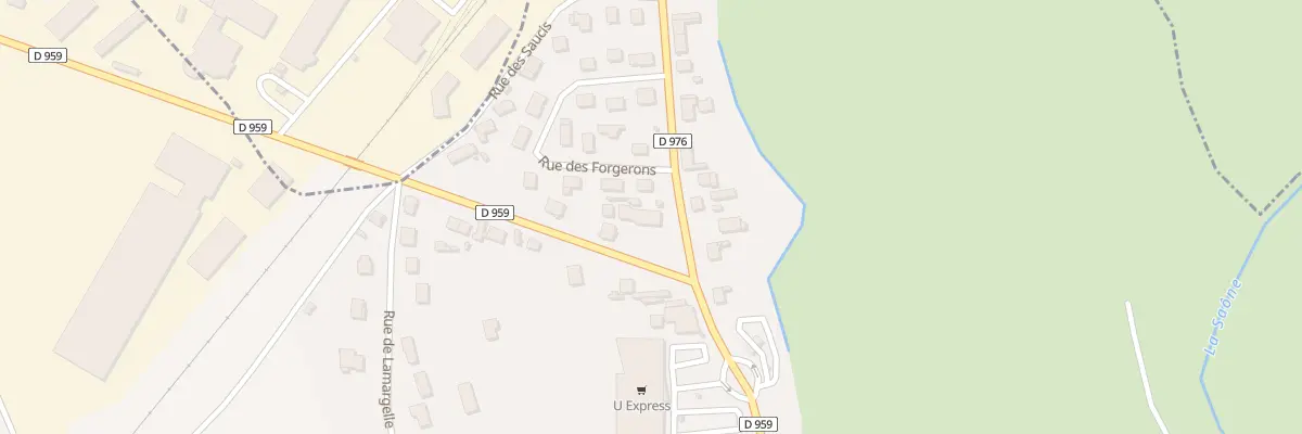 Plan du 41 Rue de la Gare à Pontailler-sur-Saône