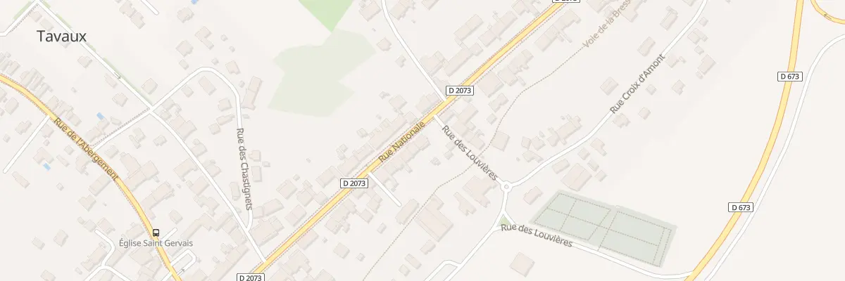 Plan du 41 Rue Nationale à Tavaux