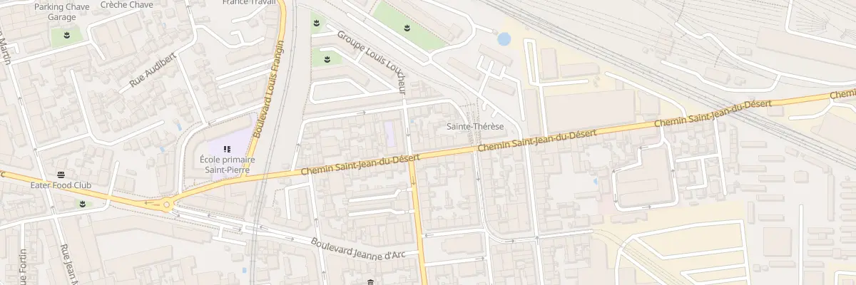 Plan du 101 Che de St-Jean du Desert à Marseille 5e Arrondissement
