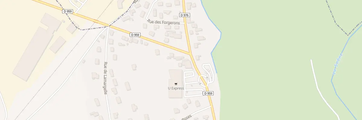 Plan du 35 Rue de la Gare à Pontailler-sur-Saône