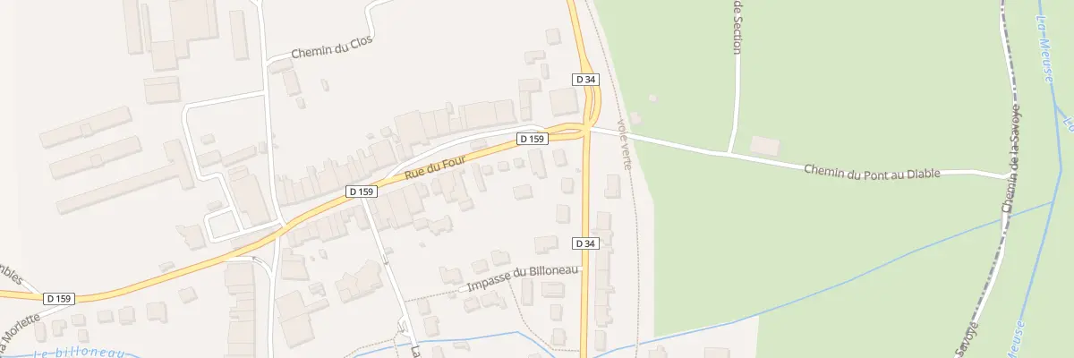 Plan du 1 Rue du Four à Ancemont