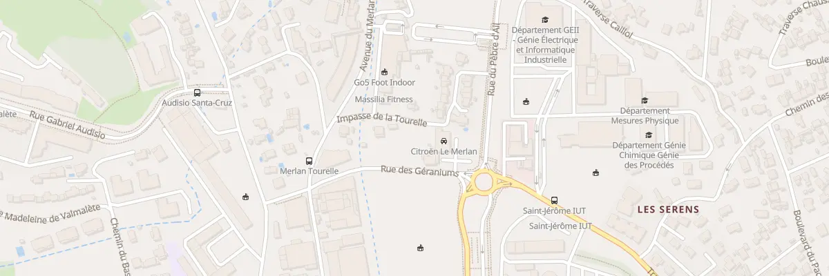 Plan du 2 Imp de la Tourelle à Marseille 14e Arrondissement