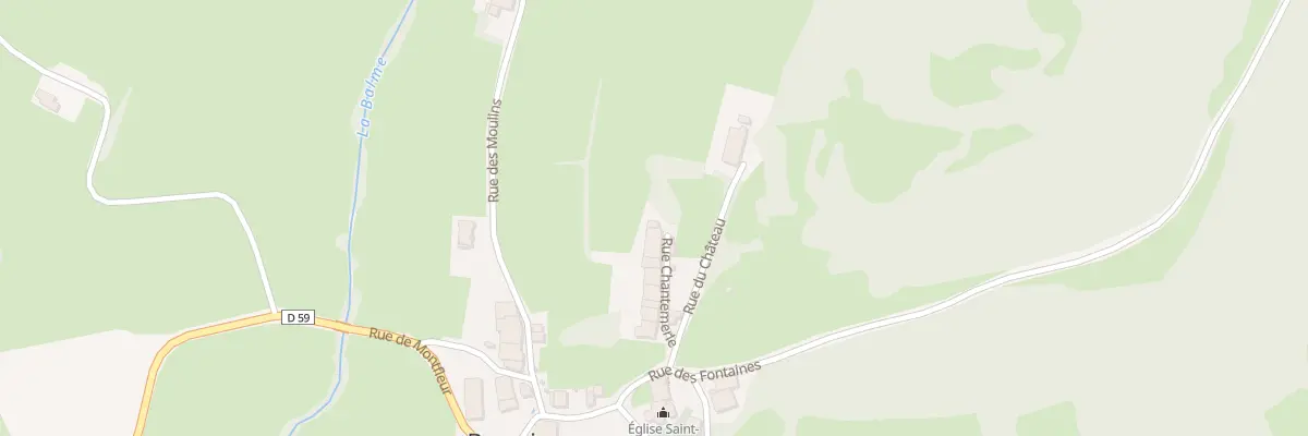Plan du 61 Rue Chantemerle à Val Suran