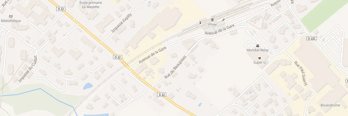 Plan du 3 Rue du Beaujolais à Vinay