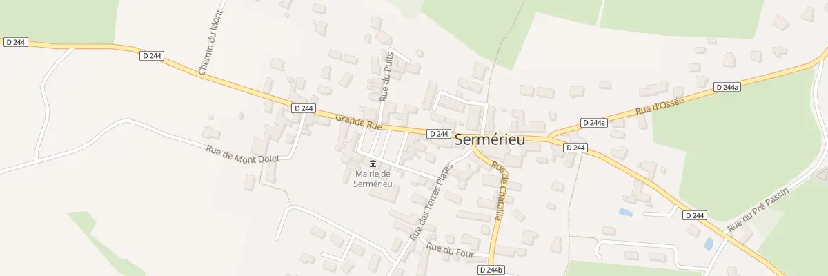 Plan du 396 Grande Rue à Sermérieu