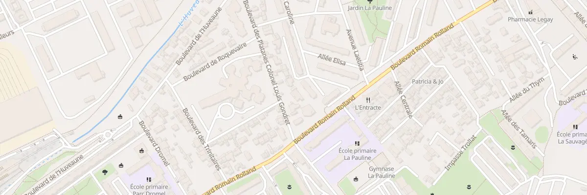 Plan du 10 Bd des Platanes à Marseille 9e Arrondissement