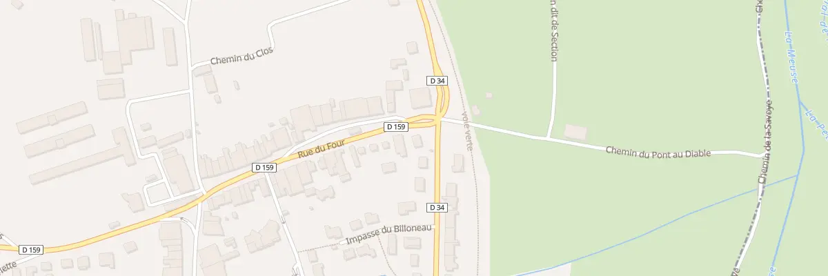 Plan du 25 Rue de la Gare à Ancemont