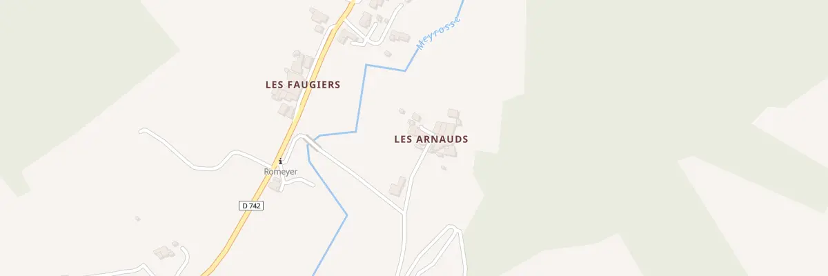 Plan du 115 Rue des Arnauds à Romeyer
