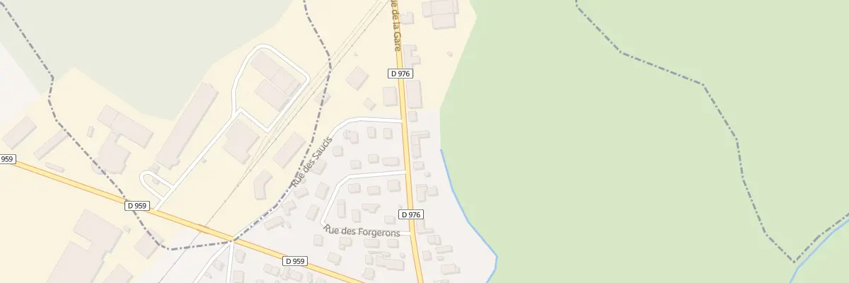 Plan du 36 Rue de la Gare à Pontailler-sur-Saône