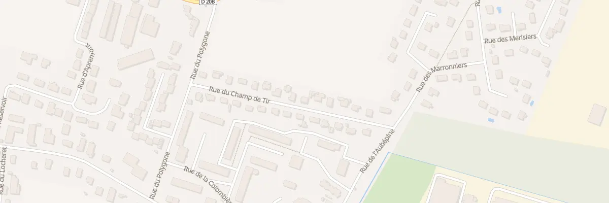 Plan du 18 Rue du Champ de Tir à Auxonne