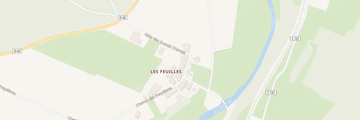 Plan du 33 All des Grands Champs à Villereversure