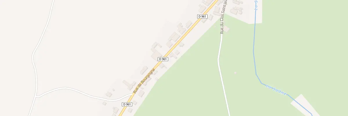 Plan du 21 Rue de Bourgogne à Pontailler-sur-Saône