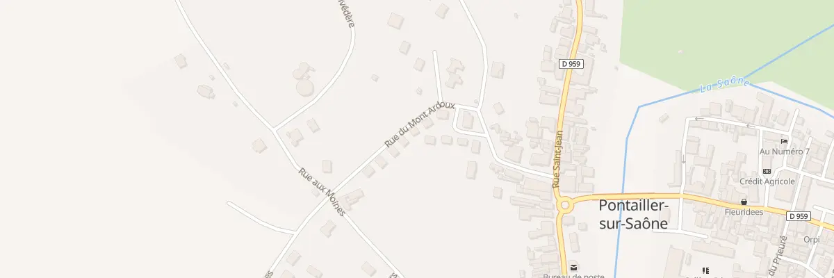 Plan du 3 Rue du Mont Ardoux à Pontailler-sur-Saône
