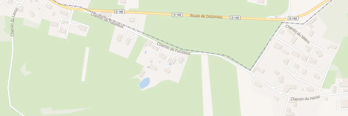Plan du 310 Che de Fuissieux à Montcarra