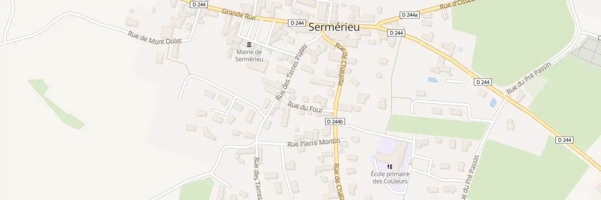 Plan du 43 Rue du Four à Sermérieu