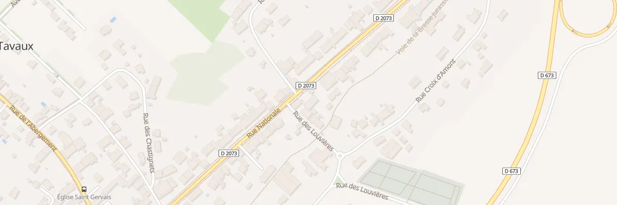 Plan du 33 Rue Nationale à Tavaux