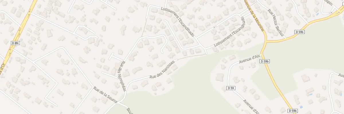 Plan du 8 Rue Nympheas à Bouc-Bel-Air