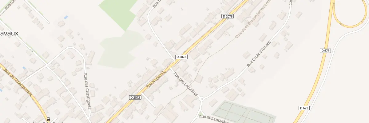 Plan du 31A Rue Nationale à Tavaux