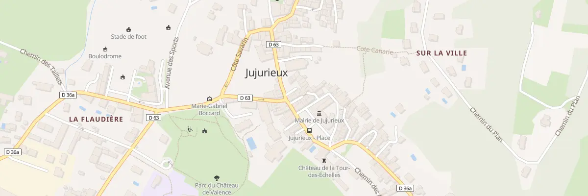 Plan du 13 Imp Marechal Ferrand à Jujurieux