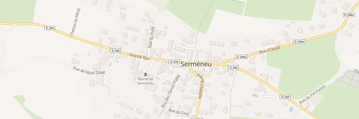 Plan du 352 Rue Grande Rue à Sermérieu