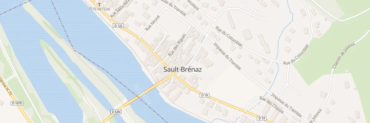 Plan du 7 Rue de Chaillon à Sault-Brénaz