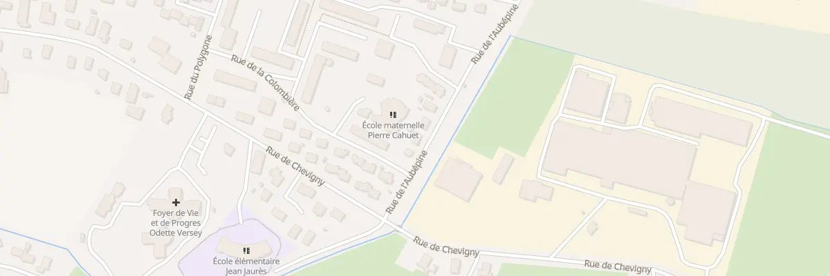 Plan du 4 Rue de l’Aubépine à Auxonne