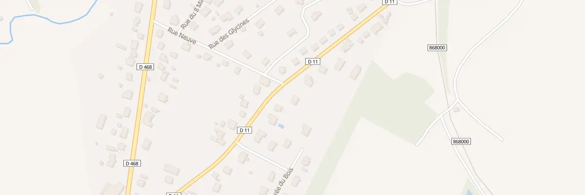 Plan du 15B Rte de Longwy à Chaussin