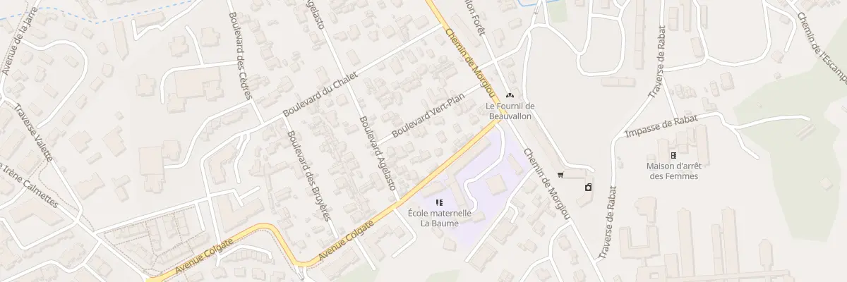 Plan du 9B Bd Vert Plan à Marseille 9e Arrondissement