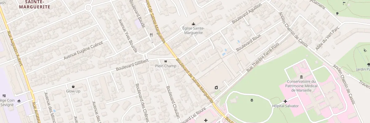Plan du 2 Bd Aguillon à Marseille 9e Arrondissement
