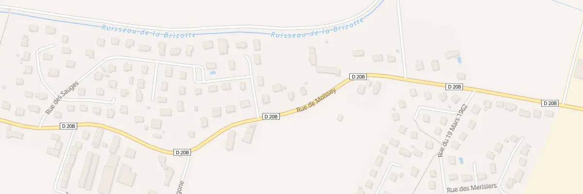 Plan du 48 Rue de Moissey à Auxonne