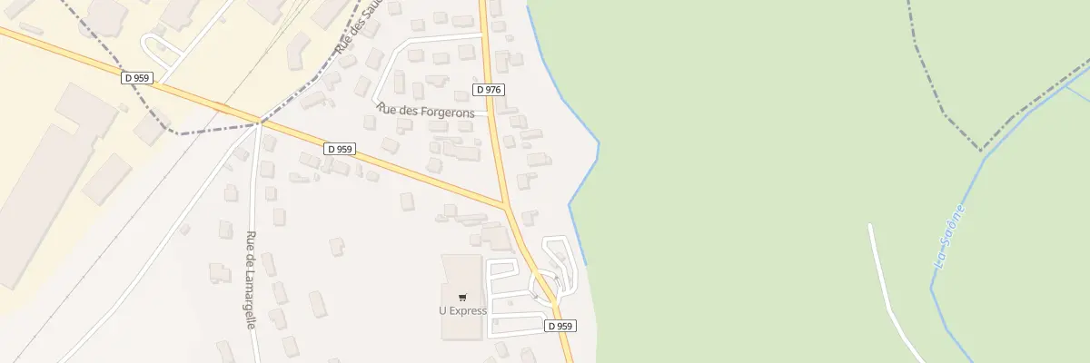 Plan du 20 Rue de la Gare à Pontailler-sur-Saône