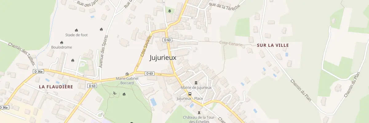Plan du 34 Imp du Centre à Jujurieux