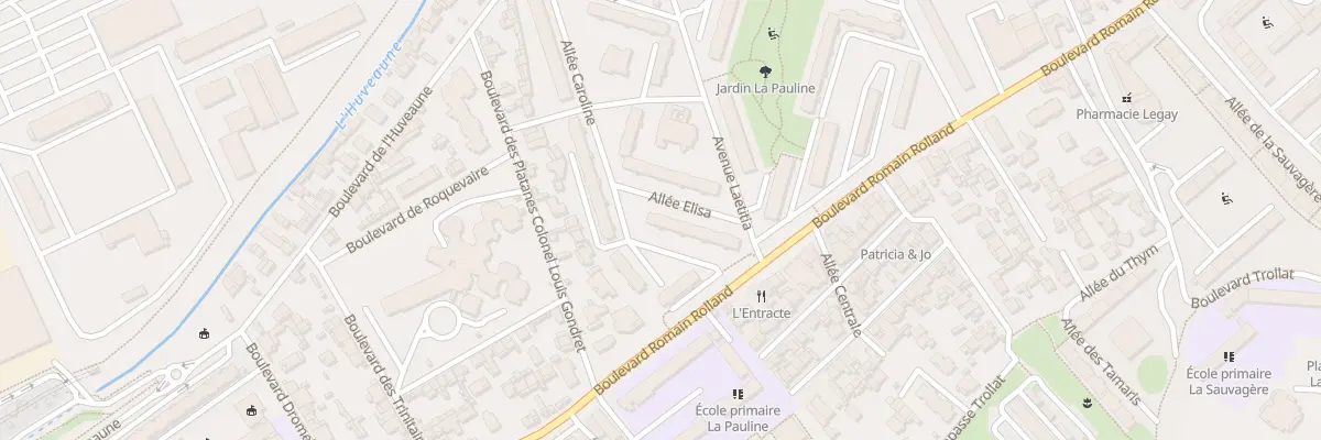 Plan du 296 Bd Romain Rolland à Marseille 9e Arrondissement