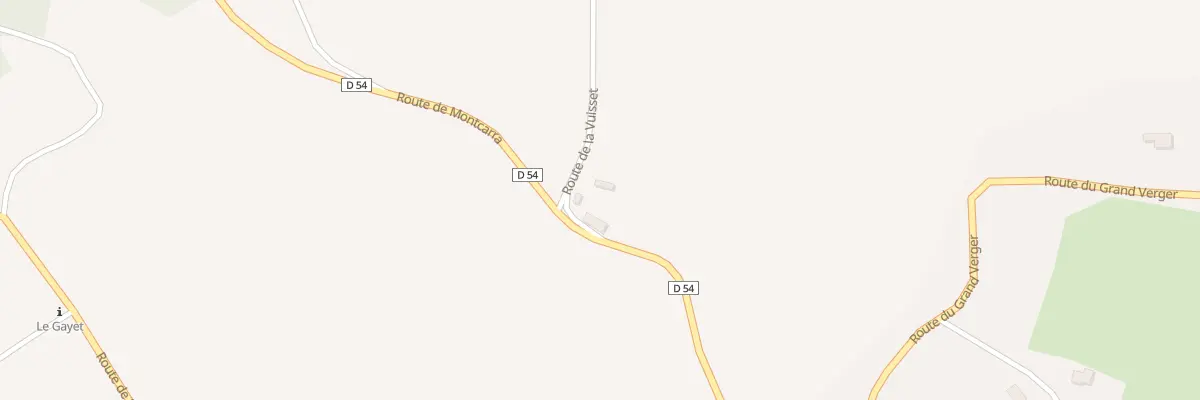 Plan du 2 Rte de la Vuisset à Rochetoirin