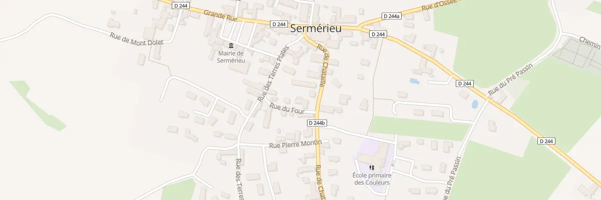 Plan du 60 Rue du Four à Sermérieu