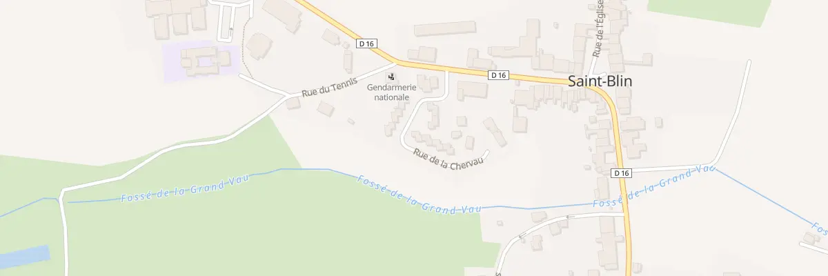 Plan du 9 Rue de la Chervau à Saint-Blin