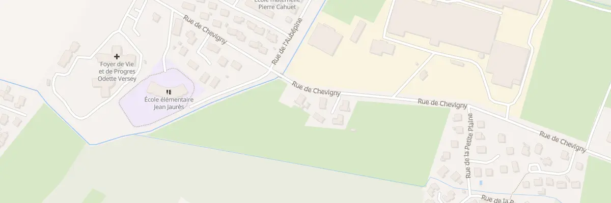 Plan du 57 Rue de Chevigny à Auxonne