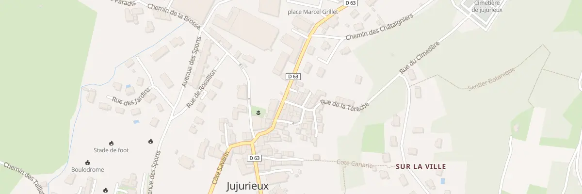 Plan du 7 Rue de la Térêche à Jujurieux