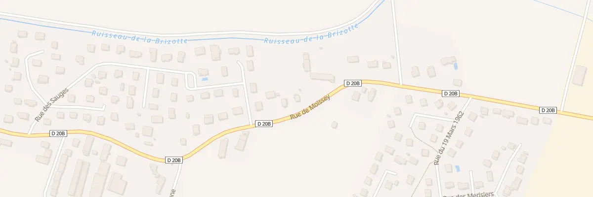 Plan du 50 Rue de Moissey à Auxonne