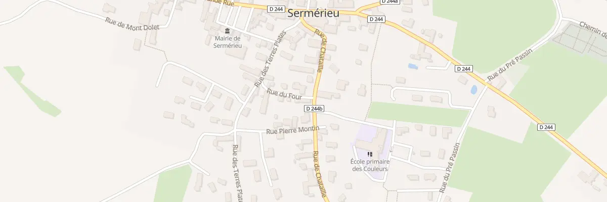 Plan du 74 Rue du Four à Sermérieu