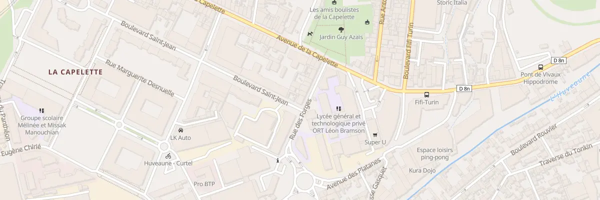 Plan du 26 Rue des forges à Marseille 10e Arrondissement