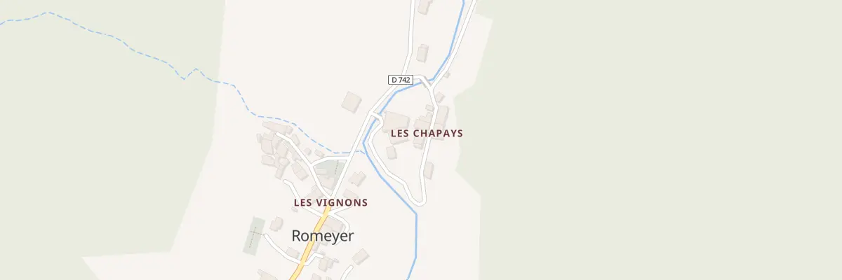 Plan du 120 Imp des Chapays à Romeyer