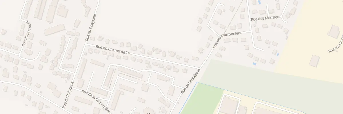 Plan du 24 Rue du Champ de Tir à Auxonne