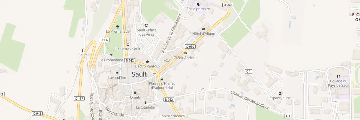 Plan du 5683 Rue de l’Oratoire à Sault