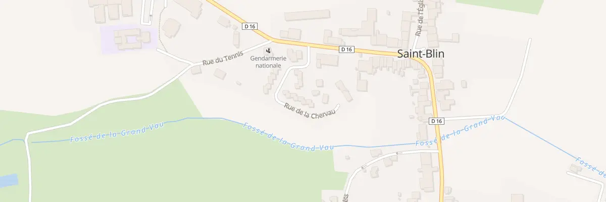 Plan du 13 Rue de la Chervau à Saint-Blin