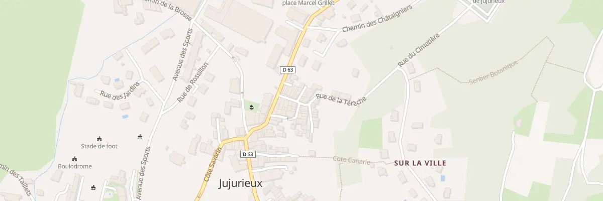 Plan du 9 Rue de la Térêche à Jujurieux