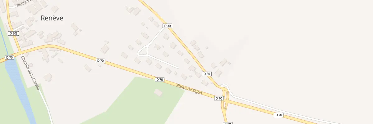 Plan du 36 Rte de Talmay à Renève
