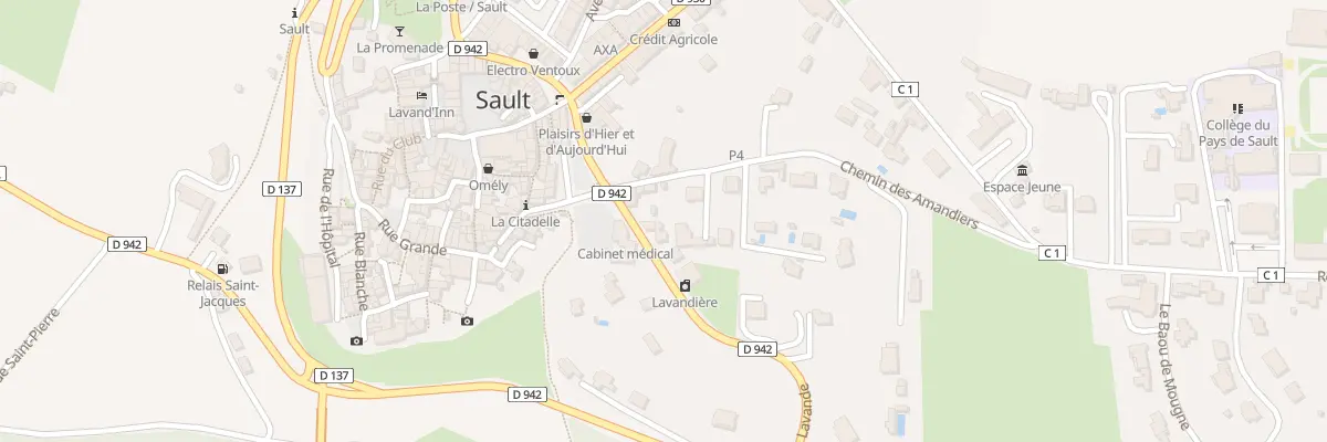 Plan du 6040F Che des Amandiers à Sault